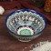 Rishtan ceramics "flowers" 15 cm, small, blue