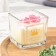 Aromatic candle "Aroma Art", passionate samba, square, 8x10.5 cm