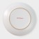 Board ceramic dessert shade "Vanilla", d = 19.5 cm, white color