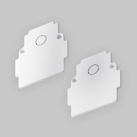 Torfish cap 2 pcs Gravity built -in, white-1