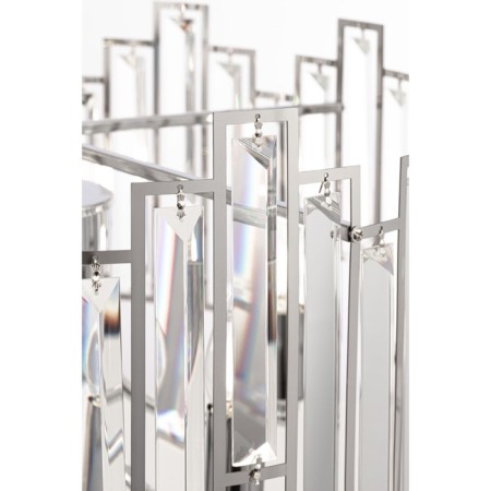 Suspended lamp 40W, 5XE14, 29x50 cm, chrome-2