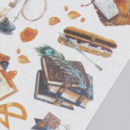 Stickers for creativity Paper "Travel and Art" set 3 sheets 10x20 cm-2