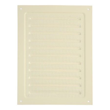 Ventilation grate Zein Lux RM1724sk, 170 x 240 mm, with a grid, metal, ivory-5
