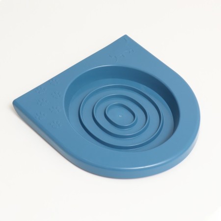 Toilet for teaching cats to a toilet 39.2 x 38.7 x 3 cm, blue-2