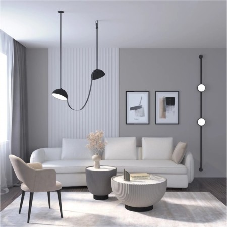 DK5566-BK Belty Flow Light with LED D168MM H30MM 48V 100 ° 4000K IP20 Black Aluminum-5