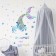 Stick plastic interior color "Tail of the Mermaid" 40x90 cm