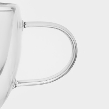 Glass mug with double walls Magistro "Duo. Coffee ", 200 ml-2