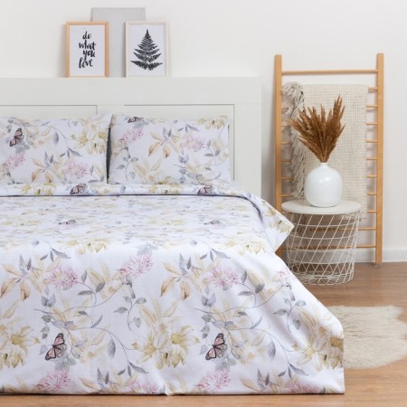 Lovelife Spring Butterflies Lowel Lowwear: Useeler 200x217cm+Pillowcase 50x70cm-2pcs, Poplin-2