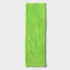 Nozzle for a flat mop of the share, 42 × 12 cm, microfiber, green color