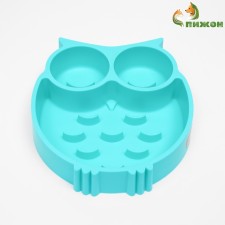 Limit feeding bowl 16 x 15 x 3 cm, blue
