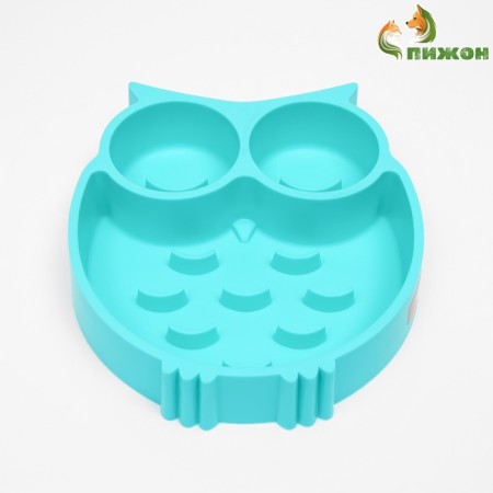 Limit feeding bowl 16 x 15 x 3 cm, blue