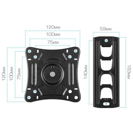 Wall bracket for LED/LCD TVs ARM Media LCD-205-1