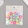 Busins ​​plastic "Summer color chamomile" mix set 20 g 1.6x1.6x0.8 cm