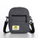 Youth bag with a zipper, gray color