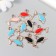 Decor for creativity plastic for metal "dolphin" gold mix set 10 pcs 2.7x0.3x1.6 cm