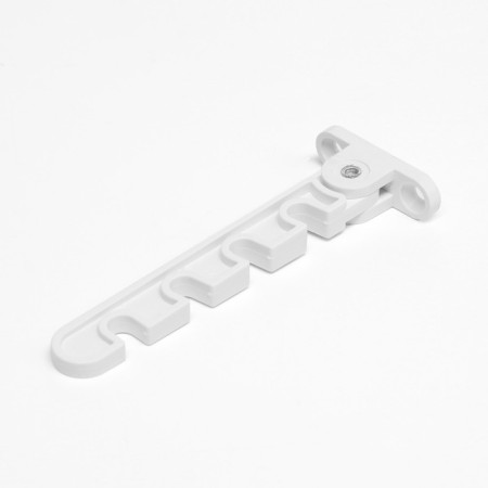 Tundra opening limiter, PVC, surfacing, 4 positional, white-2