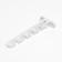 Tundra opening limiter, PVC, surfacing, 4 positional, white