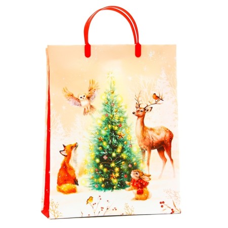 Package Gift soft plastic "Forest" 140 μm bag 40 x 30 x 9 cm