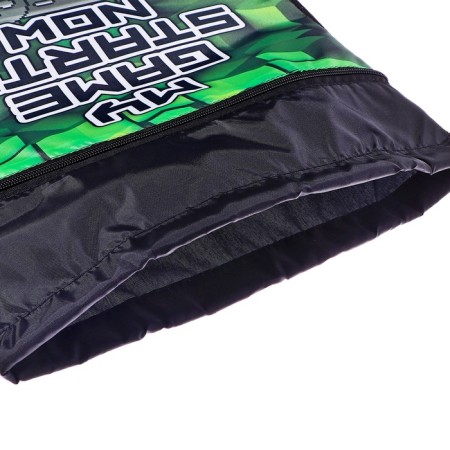 A bag for shoes with a pocket of 420 x 340 mm, Calligrata MSO-7C, (soft polyester, density 210D), Gamer)-5