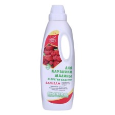 Balm based on wood vinegar for strawberries, raspberries and other crops, 1 liter