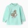 Baby turtleneck, turquoise color, height 68 cm