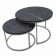 Table Journal Loft DQ No. 1 Duae (set) Storesh. Black marble, m/k white D605 (475), H420 (320), st.