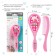A set of children's combs, 2 pcs., Pink color, Mix drawing