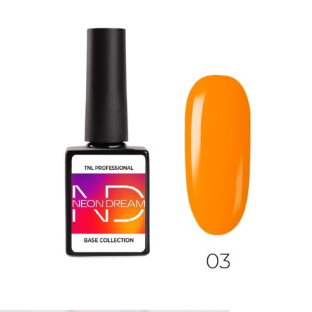 Color TNL Neon Dream Base, No. 03 Orange honey, 10 ml