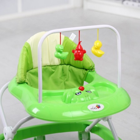 Walks "Little Driver C", 8 forces. wheels, muses., green-1