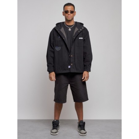 Jeaning jacket men's, size 48, black color