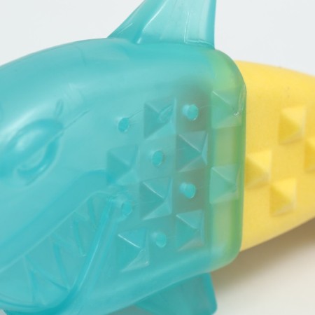 A toy made of thermoplastic rubber "shark" with a cooling effect, 17.5 cm-2