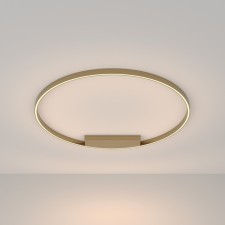 Светильник потолочный Maytoni MOD058CL-L65BS3K, 1хLED, 61Вт, 100х100х3,5 см, 3000Лм, цвет латунь
