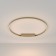 Ceiling light MayToni Mod058CL-L65BS3K, 1XLED, 61W, 100x100x3.5 cm, 3000lm, brass color