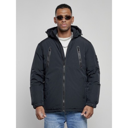 Male jacket, size 58, dark blue color-6
