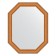 Mirror in the baguette frame, gold beads on bronze 60 mm, 71x91 cm