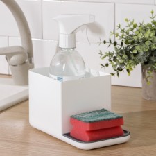 Organizer for detergents, white color