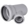Sewer tee stout SKB-0015-115845, 110 x 58 mm, 45 °, silent