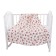 Blanket, size 100 × 140 cm, print flowers, pink