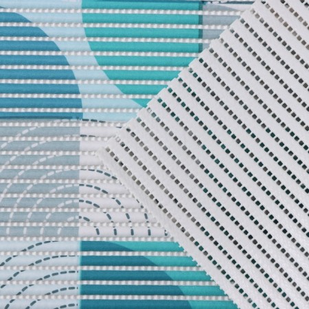 House rug of share "Paul", 40 × 65 cm, turquoise color-3