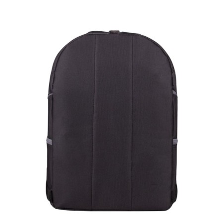 Staff trip universal backpack, 2 pockets, black with gray details, 40x27x15.5cm, 270787-3