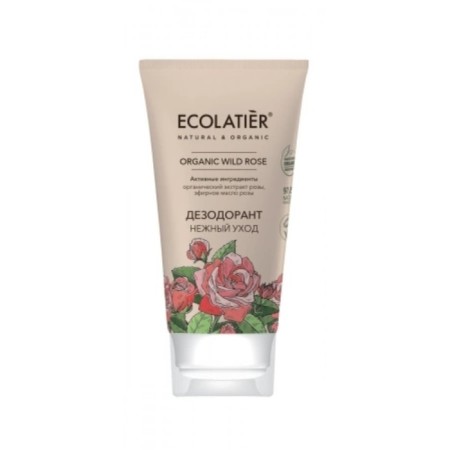 Deodorant Ecolatier Organic Wild Rose "Tender Care", 40 ml
