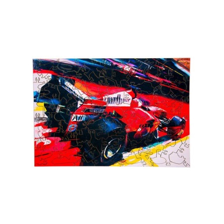 Figure puzzle “Racing car”, 120 parts, 28 × 20 cm-1
