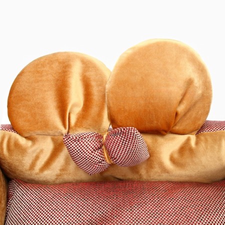 Lynchik "Milash", 52 x 42 x 15, calico, plush, beige-brown-14