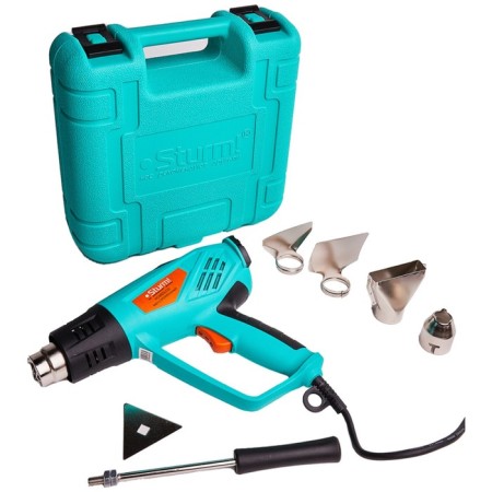 Technical hair dryer! HG2003LCD, 2000 W, 50/600 C °, 4 nozzles-7