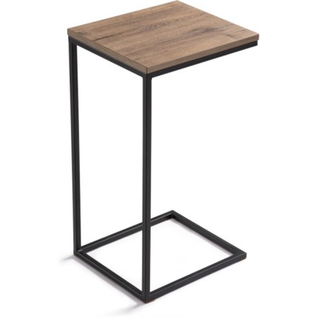 Coffee table Hercules Metal, Oak Velington/Black 30x34x62 cm-3
