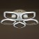 Chandelier gallop LED Babble 70W LED 2700-4200k white 53.5x53.5x9.5cm
