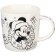 Set of mug for coloring with a Christmas tree, 300 ml "New Year!", Mickey Mouse and his friends