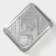 Foil form for baking and baking of the share, 1.1 l, 225 × 175 × 35 mm, 2 pcs/un