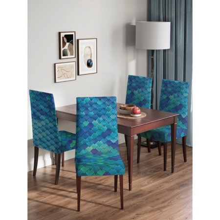 Czech on the chair "Small scales", decorative, velor-3