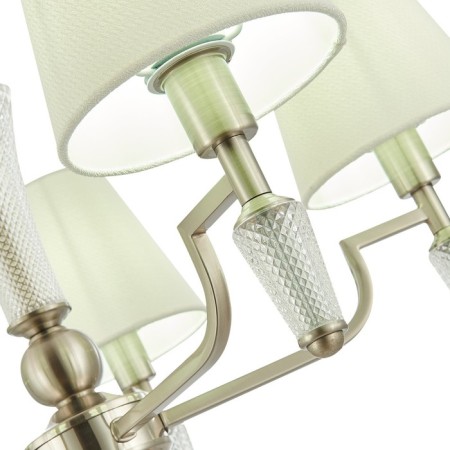 Suspended EVOLUCE lamp. Sle105503-05. Reimo. 5x40 watts, E14, 66x66x41 cm, Nickel color-11